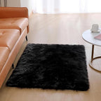 linmopm Faux Fur Sheepskin Rug, 3x4 ft | Shag Fluffy Fuzzy, High-Density Cushion - Image 3