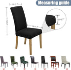 BIETYONE Stretch Dining Chair Covers Set of 2, Soft Removable Washable Kitchen - Image 5