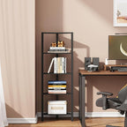 TUTOTAK Corner Shelf, 5-Tier Corner Bookshelf - Image 5