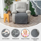 Genina Waterproof Recliner Chair Covers, Recliner Cover - Image 2