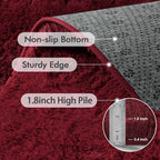 Area Rugs for Living Room, 5x8 Feet Soft Fluffy Shagg Plush Rug High Pile Large - Image 6