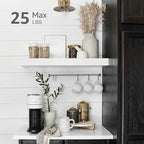 QEEIG Floating Shelf for Wall Bathroom Shelves Bedroom Kitchen Living Room - Image 4