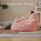 Giant Plush Bean Bag Chair for Adults - Image 7