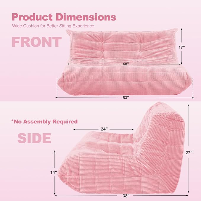 Bean Bag Chair, Giant Beanbag Chairs - Image 2