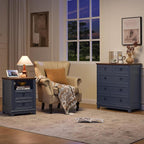 Joaxswe Farmhouse 5 Drawer Dresser - Image 11