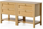 EYYTHUNG Farmhouse Nightstand Set of 2 - Image 7