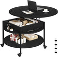 FABATO Round Lift Top Coffee Table by FABATO