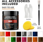 FORTIVO Leather Recoloring Balm, Color Restorer, Scratch Remover, Couch Paint - Image 5