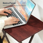 HOOBRO Folding TV Tray Tables, Industrial Snack Tables - Image 5