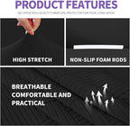 ZNSAYOTX Super Stretch Loveseat Covers, New Striped Love Seat Slipcover - Image 3