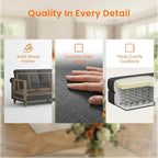 Living Room Sofa Sets 2 Piece, Modern 3 Seater Sofa and Loveseat Couch Sets - Image 4