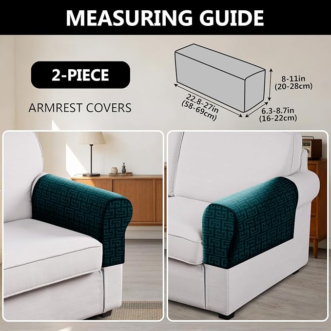 UNBBRRL Stretch Couch Armrest Covers - Image 2