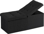 35-INCH Storage Ottoman Bench, Footrest by Unknown