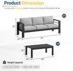Solaste Aluminum Patio Furniture Set - Image 2