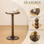 Fultyle Round Side Table, Small Drink Table - Image 4