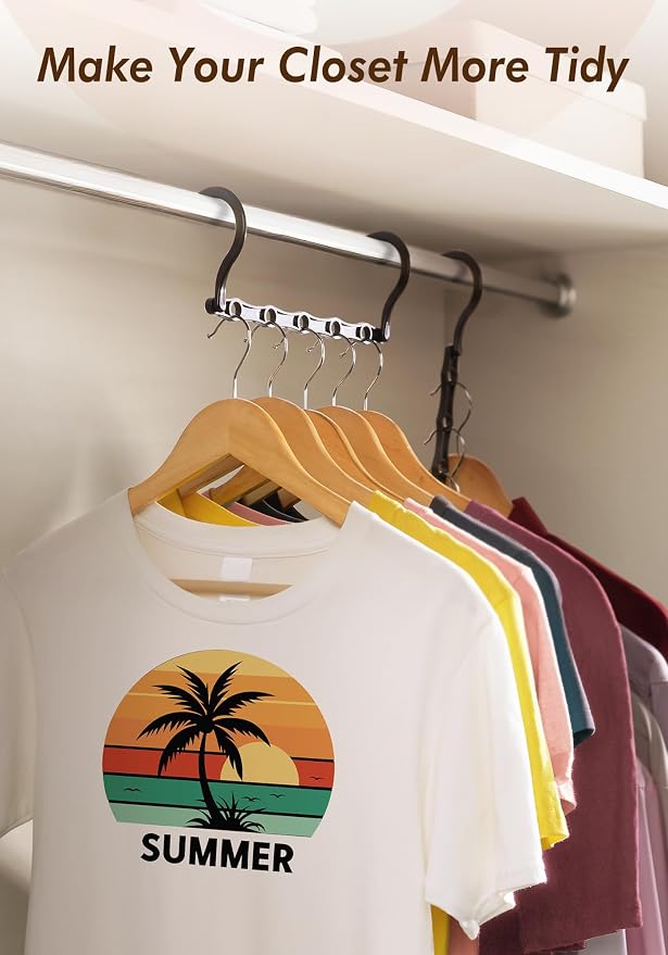 HOUSE DAY Closet Organizers and Storage 6 Pack, College Dorm Room Essentials - Image 4