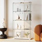 IDEALHOUSE Tempered Glass Display Cabinet by IDEALHOUSE
