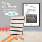 Art3d 4 Pack 47.2 x 23.6in. Wood Slat Acoustic Panels - Image 2