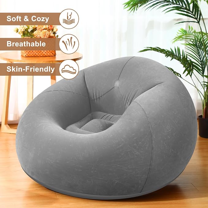Realspring 6 9 12 Pcs Inflatable Bean Bag Chairs - Image 4