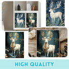 6 Sheets Forest Deer Rub on Transfers - Image 3