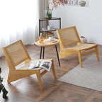 MBOOYOME Mid Century Modern Accent Chair Set of 2 - Image 2