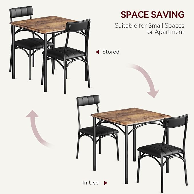 GAOMON 3-Piece Dining Table Set - Image 7