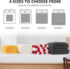 L'AGRATY Chunky Knit Throw Blanket - Image 4