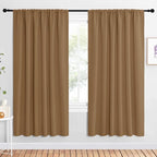 NICETOWN Bedroom Window Curtain Panels, 2 Panels, 62 in x 72 in, Window by NICETOWN
