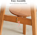 Side Table, 2-Tier Round End Tables Living Room, Mid Century Modern Side Table - Image 9