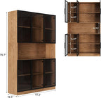 Mekminop Glass Doors Display Cabinet - Image 2