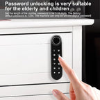 Fingerprint Cabinet Lock, Smart Electronic Cabinet Locks, Combination Password - Image 3