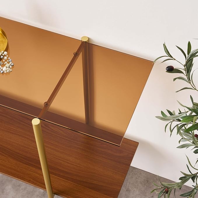 LumFurn Extra Large Glass Console Table - Image 8
