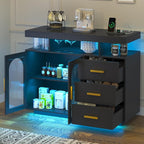 HNEBC LED Sideboard Buffet - Image 4