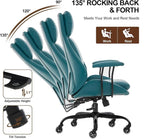 E-Motie Office Chair, Leather Desk Chair - Image 6