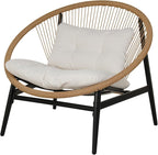 Grand patio 1-Piece Wicker Outdoor Chair, Patio Oversized Chair - Image 6