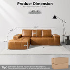 ovios 106" Cloud Boneless Couch - Image 2