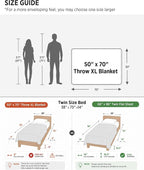Bedsure 100% Cotton Muslin Blankets - Image 5