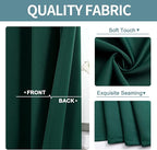 ChrisDowa Blackout Curtains for Bedroom and Living Room 48 Inches Long | 2 - Image 3