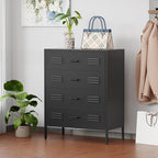 LCAOPC Black Metal 4 Drawer Dresser - Image 4