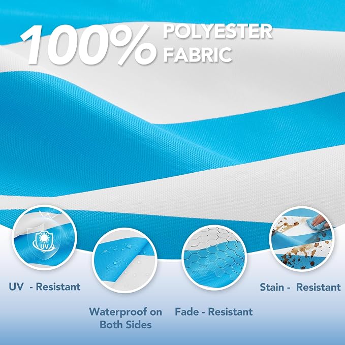 L'AGRATY Outdoor Lounge Chaise Cushion: 72x21x3 Inch Waterproof Lounge Chair - Image 5