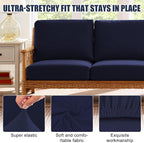 4PCS Patio Cushion Covers, Patio Furniture Couch Seat Slipcovers，Washable - Image 3