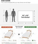 Bedsure GentleSoft Neutral Twin Blanket - Image 8