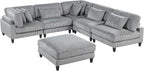 Lexicon 120 Inch Modular Sectional Sofa - Image 7