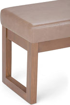 SIMPLIHOME Milltown Small Ottoman Bench - Image 6