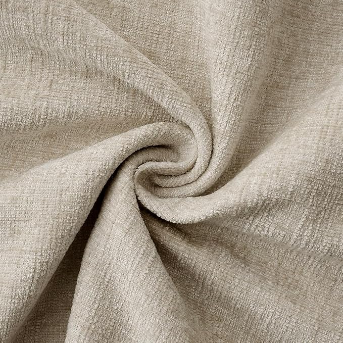 MIULEE Decorative Couch Throw Pillow Covers 18x18 Inch Light Taupe 2 Pack | - Image 3