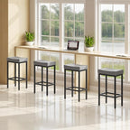 HOOBRO Bar Stools Set of 2, 24.8 Inches Bar Chairs, Counter Height Stools - Image 6