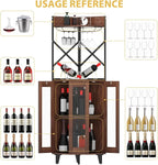 COCO DESIGN Corner Wine Cabinet - Image 4
