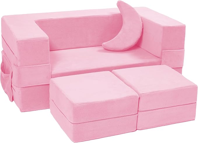 Elftopia Modular Kids Sofa, Toddler Couch Foam Armchair by Elftopia