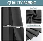 ChrisDowa Blackout Curtains for Bedroom and Living Room 45 Inches Long | 2 - Image 3