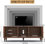 3More 67" Mid Century Modern TV Stand - Image 2